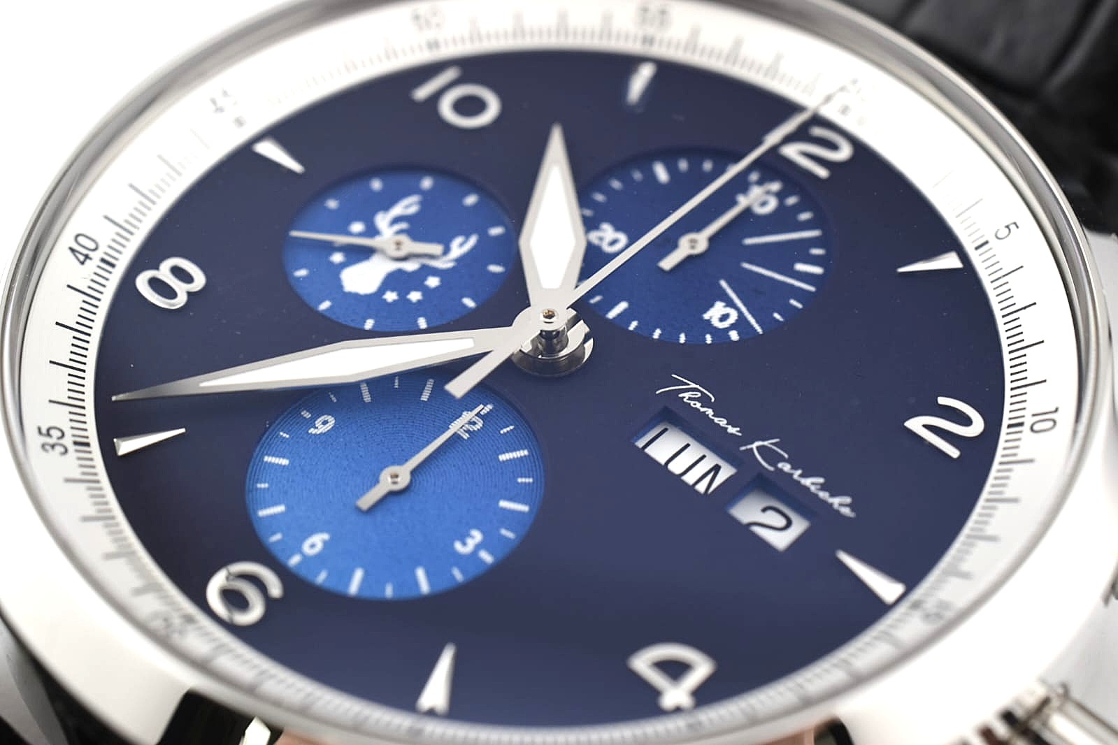 Montre créateur Thomas Karbiche La 211 n°7, Valjoux 7750 automatique, série limitée 11 ex, pièce horlogère unique (1) Montre créateur Thomas Karbiche La 211 n°7, Valjoux 7750 automatique, cadran soleillé, série limitée 11 ex, pièce horlogère unique
